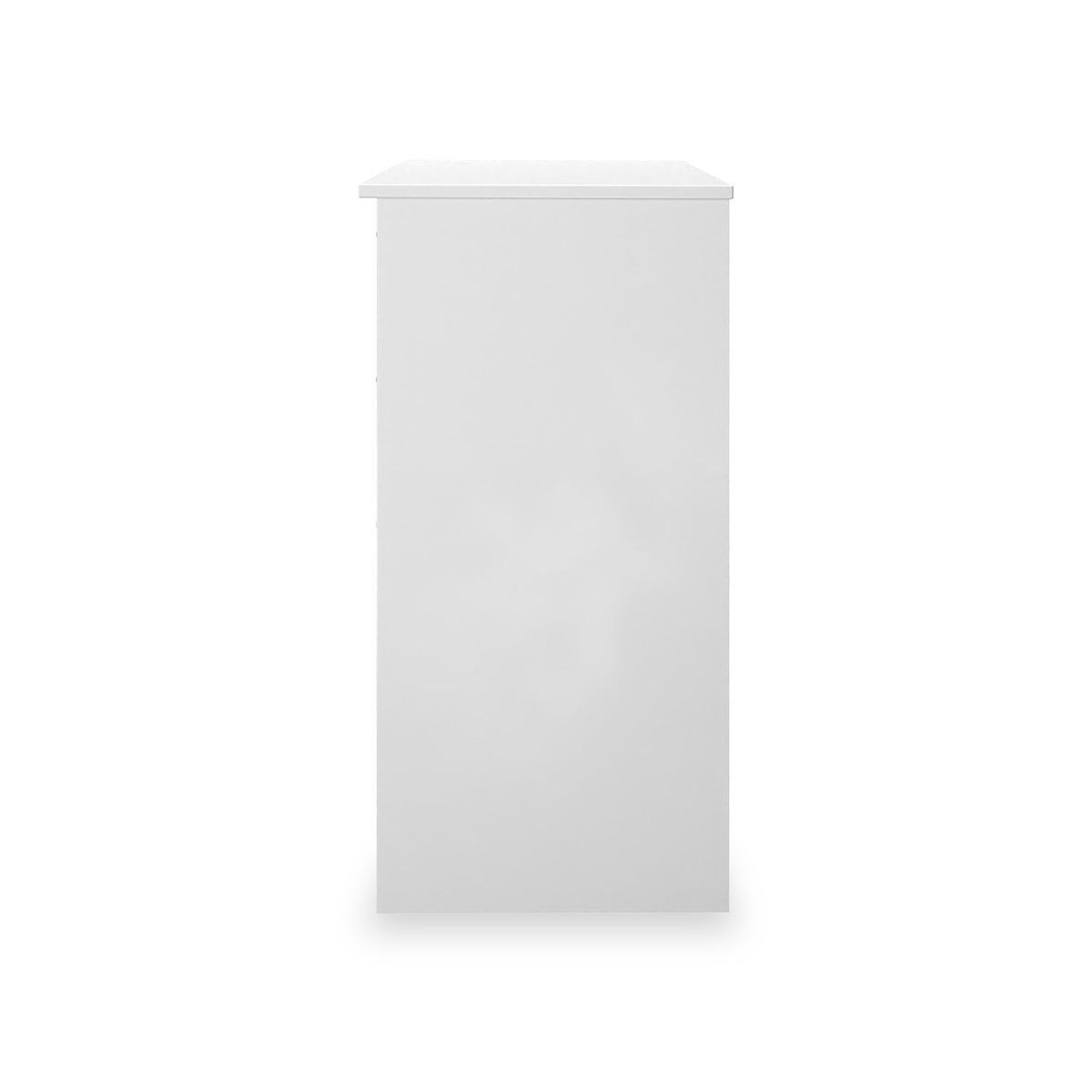 Ellington 3 Drawer Dressing Table Slatted Effect White from Roseland Furniture