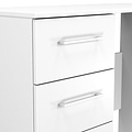 Ellington 3 Drawer Dressing Table White from Roseland Furniture