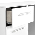 Ellington 3 Drawer Dressing Table White from Roseland Furniture