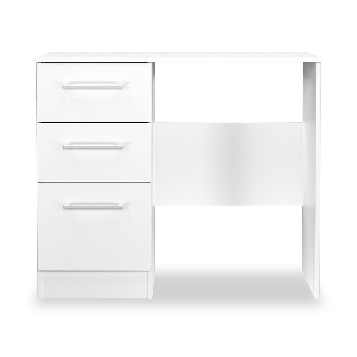 Ellington 3 Drawer Dressing Table White from Roseland Furniture