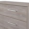 Ellington 4 Drawer Low Storage Unit Grey Oak from Roseland Furniture