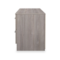 Ellington 4 Drawer Low Storage Unit Grey Oak from Roseland Furniture