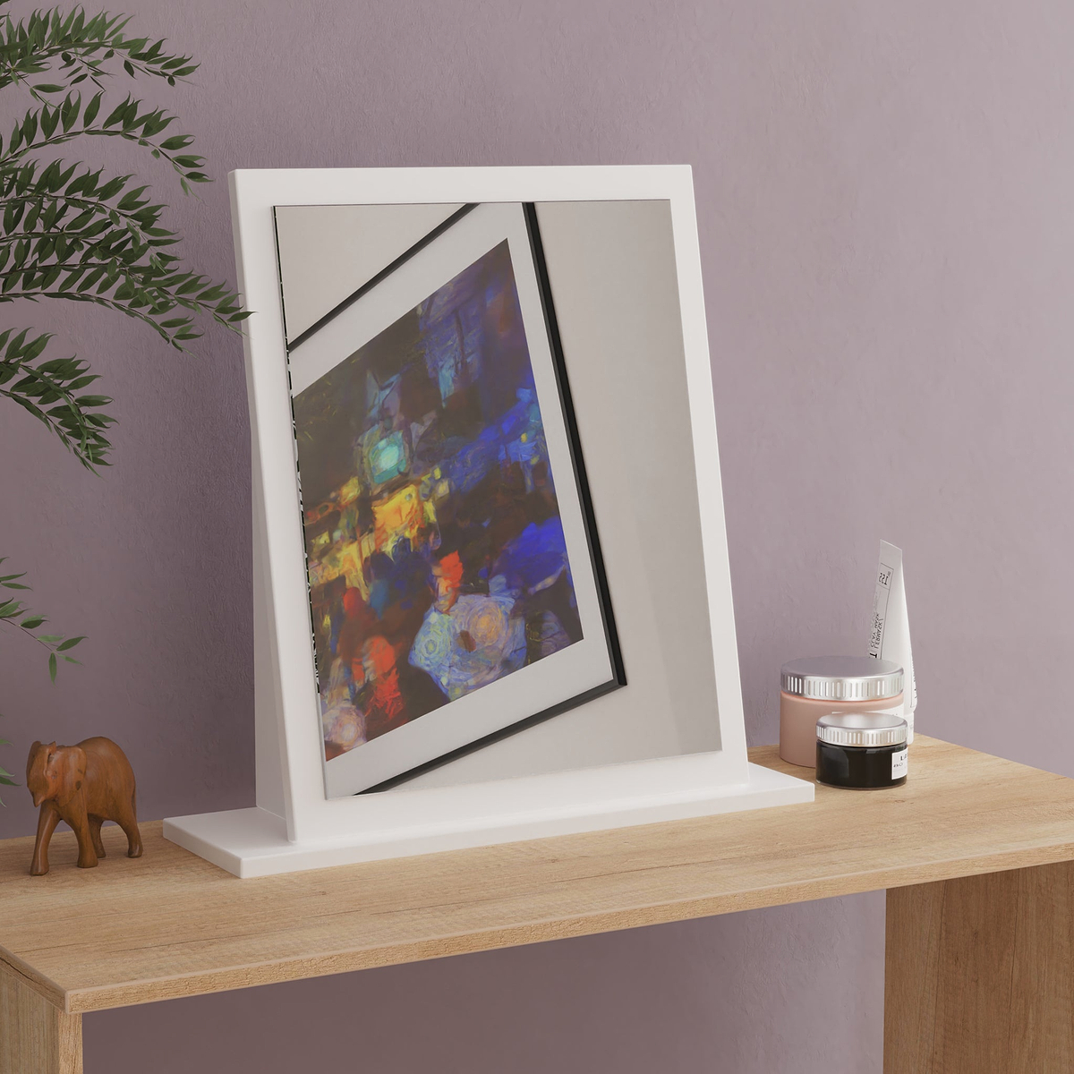 Ellington MIrror White from Roseland Furniture