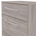 Ellington 3 Drawer Deep Chest Grey Oak from Roseland Furniture