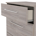 Ellington 3 Drawer Deep Chest Grey Oak from Roseland Furniture