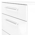 Ellington 3 Drawer Deep Chest White from Roseland Furniture