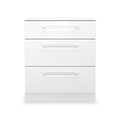 Ellington 3 Drawer Deep Chest White from Roseland Furniture