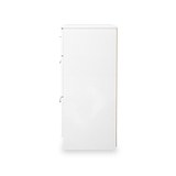 Ellington 3 Drawer Deep Chest White from Roseland Furniture