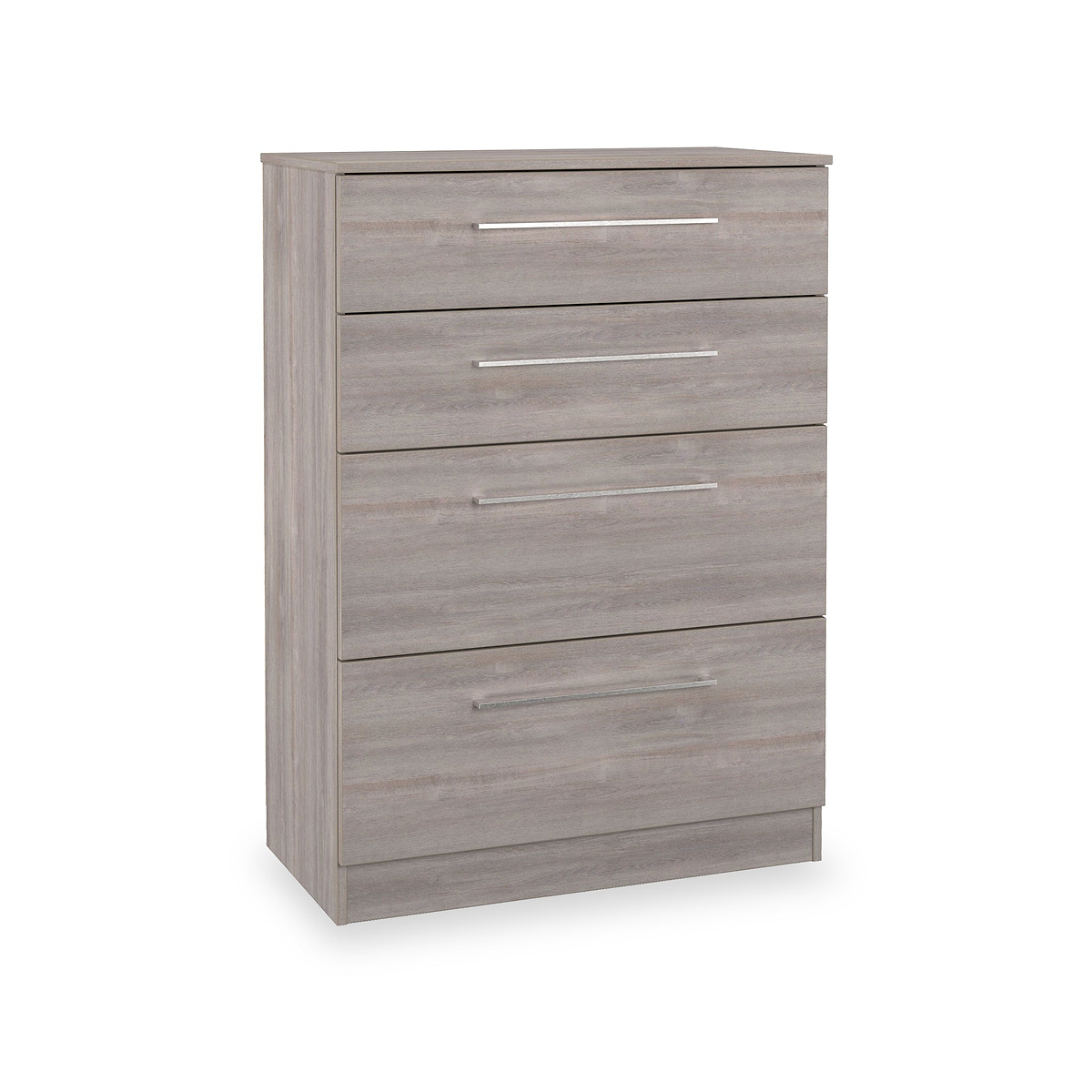 Ellington 4 Drawer Deep Chest Grey Oak from Roseland Furniture