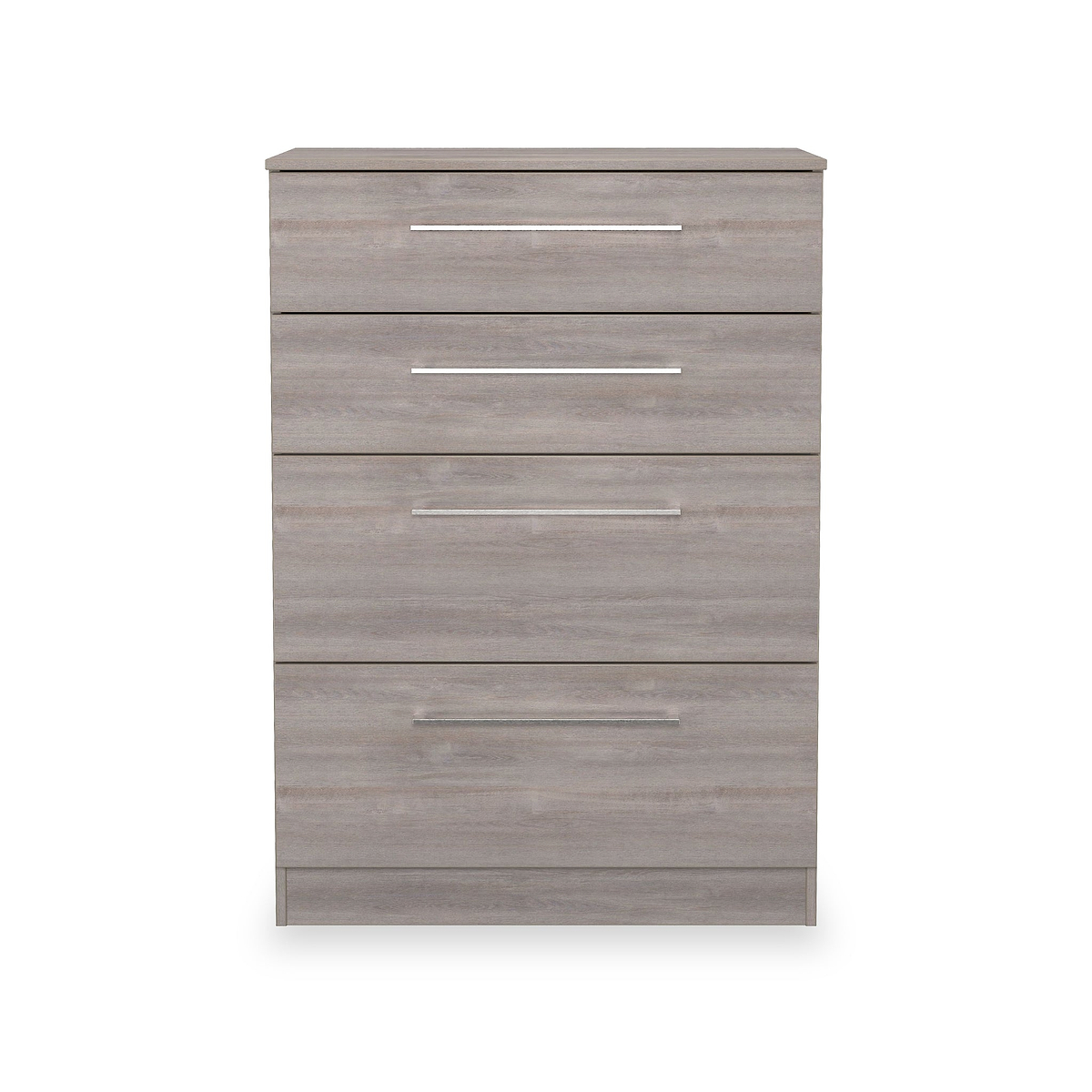 Ellington 4 Drawer Deep Chest Grey Oak from Roseland Furniture