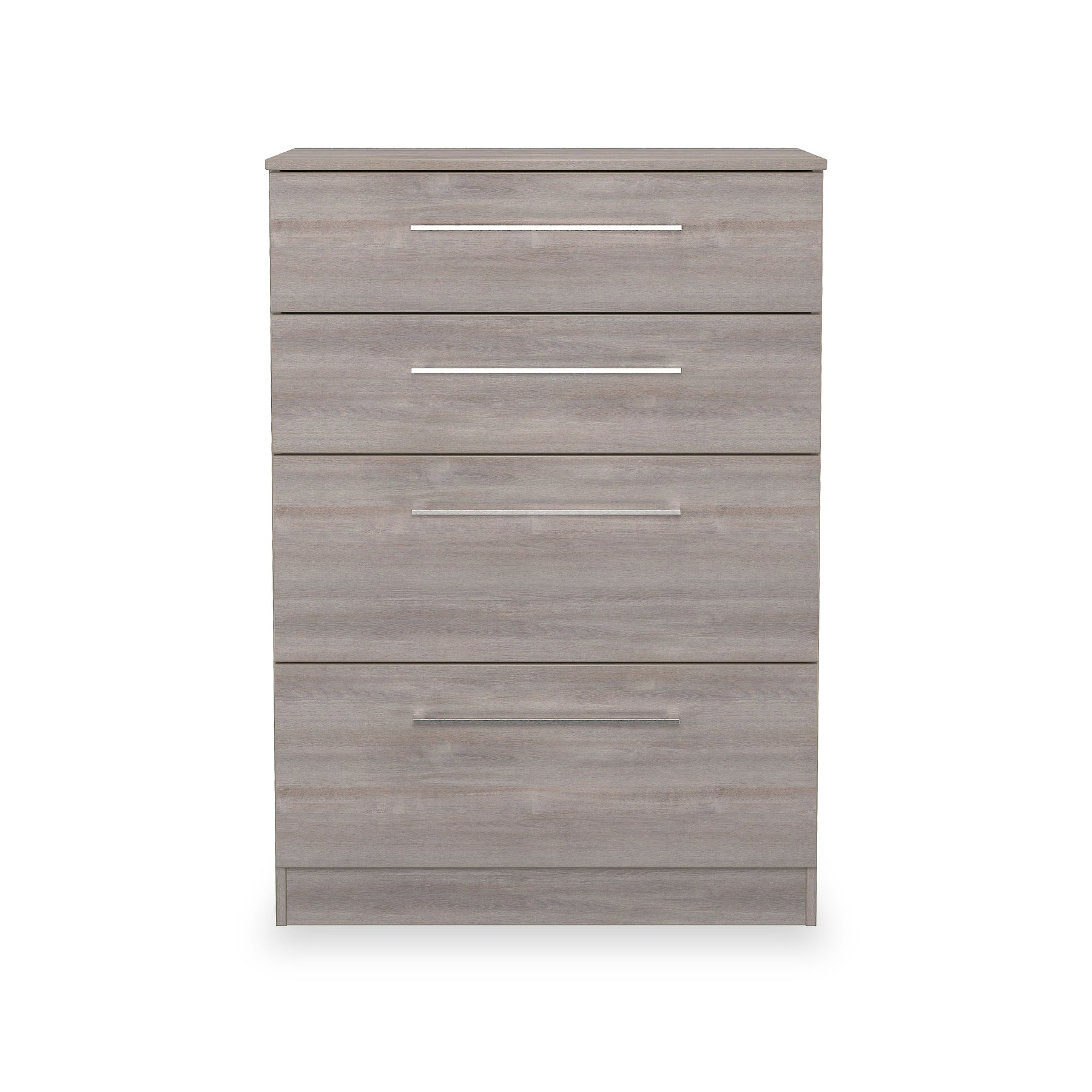Ellington 4 Drawer Deep Chest Grey Oak from Roseland Furniture