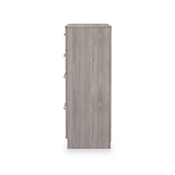 Ellington 4 Drawer Deep Chest Grey Oak from Roseland Furniture