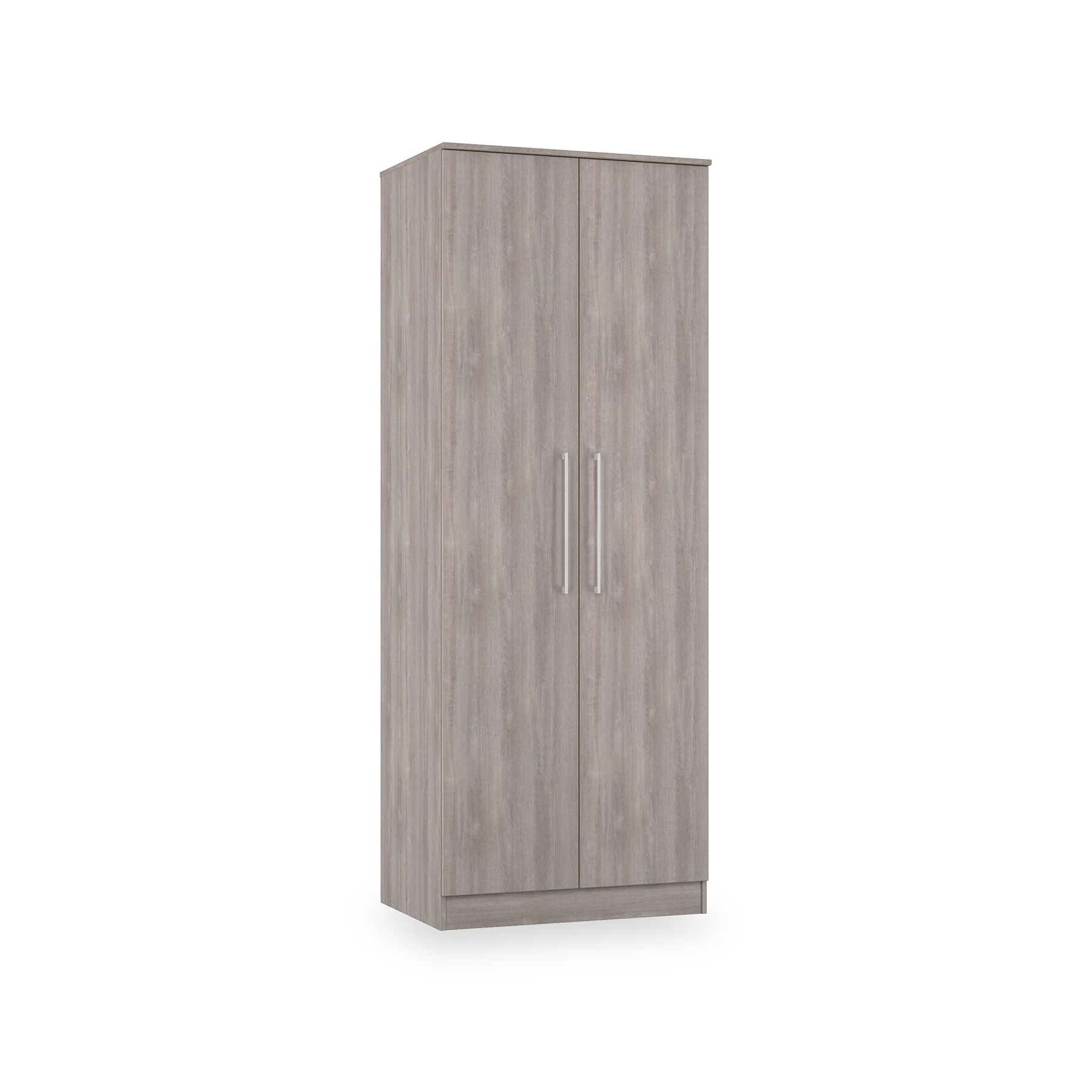 Ellington Double Wardrobe Grey Oak from Roseland Furniture