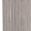 Ellington Double Wardrobe Grey Oak from Roseland Furniture