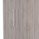 Ellington Double Wardrobe Grey Oak from Roseland Furniture