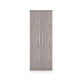 Ellington Double Wardrobe Grey Oak from Roseland Furniture