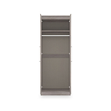 Ellington Double Wardrobe Grey Oak from Roseland Furniture