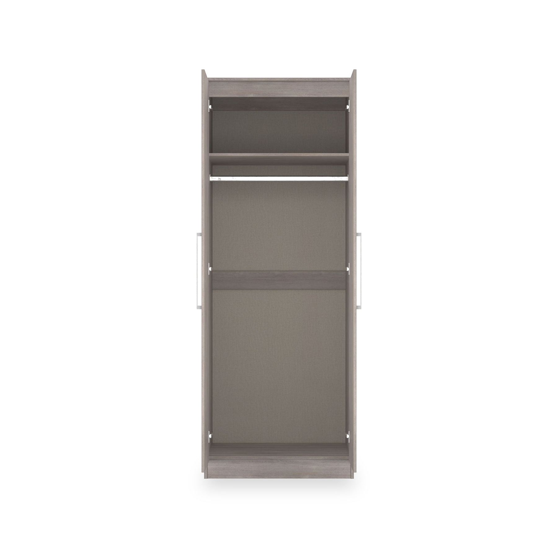 Ellington Double Wardrobe Grey Oak from Roseland Furniture