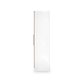 Ellington Double Wardrobe Slatted Effect White from Roseland Furniture