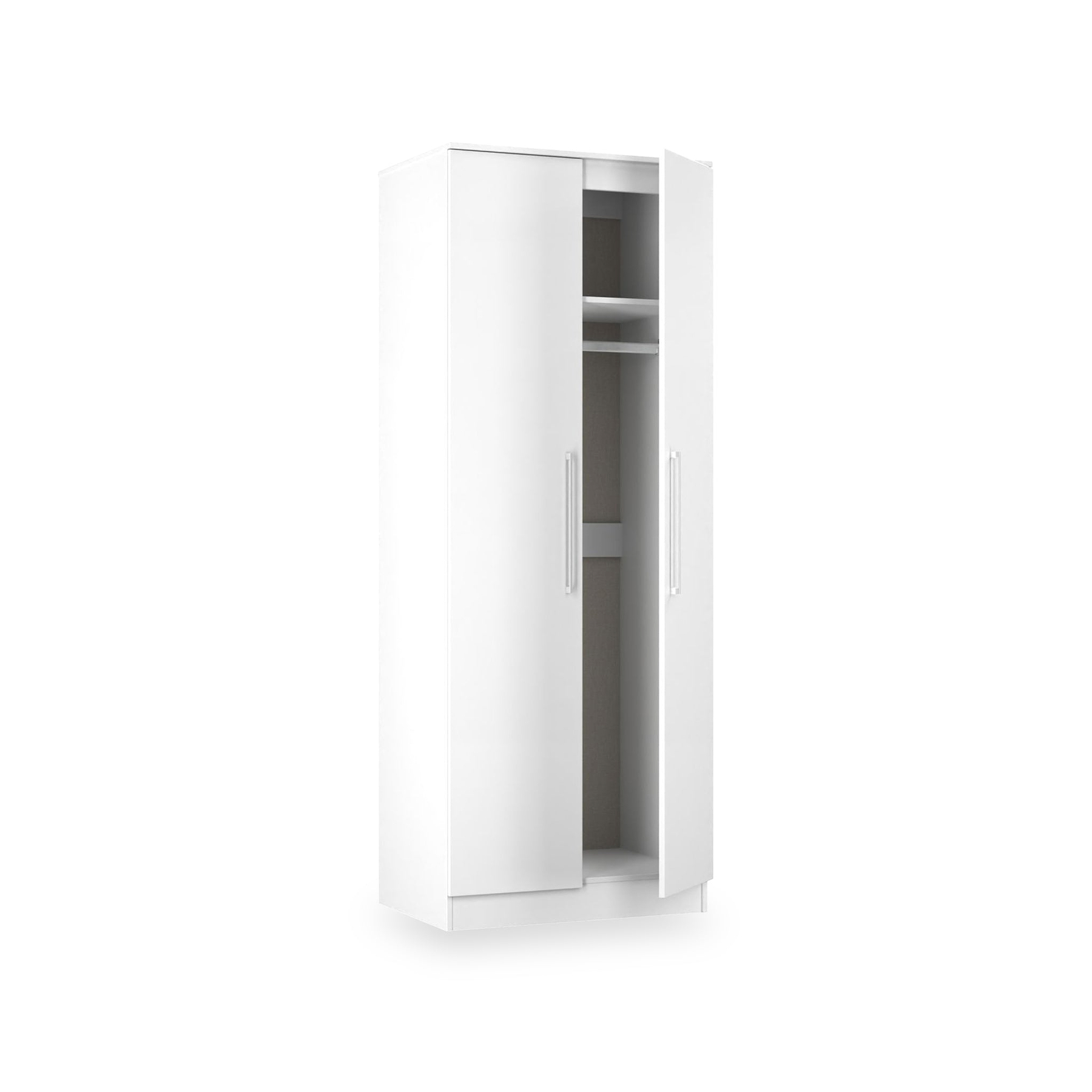 Ellington Double Wardrobe White from Roseland Furniture