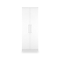 Ellington Double Wardrobe White from Roseland Furniture