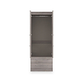 Ellington Double Wardrobe with Drawers Grey Oak from Roseland Furniture