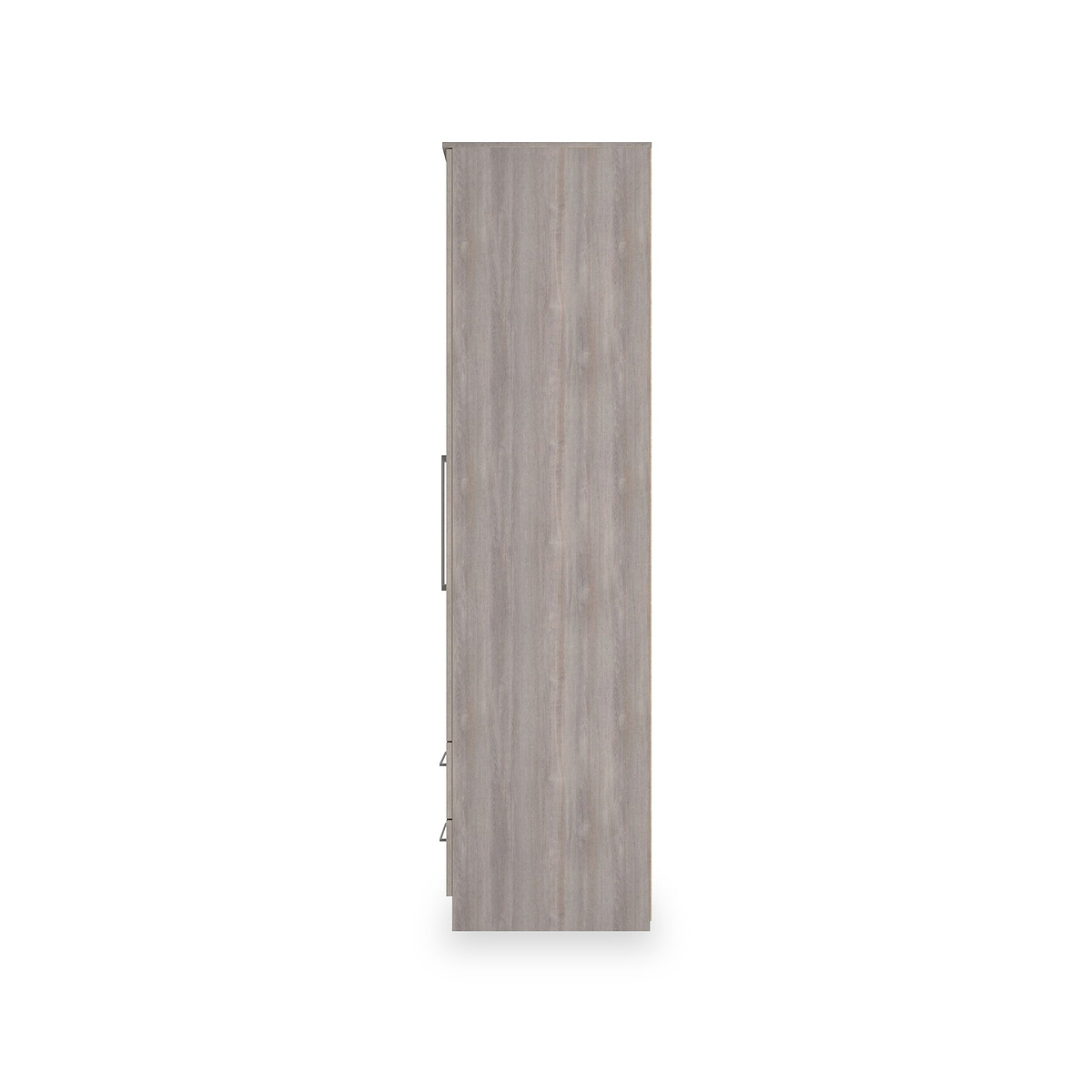 Ellington Double Wardrobe with Drawers Grey Oak from Roseland Furniture