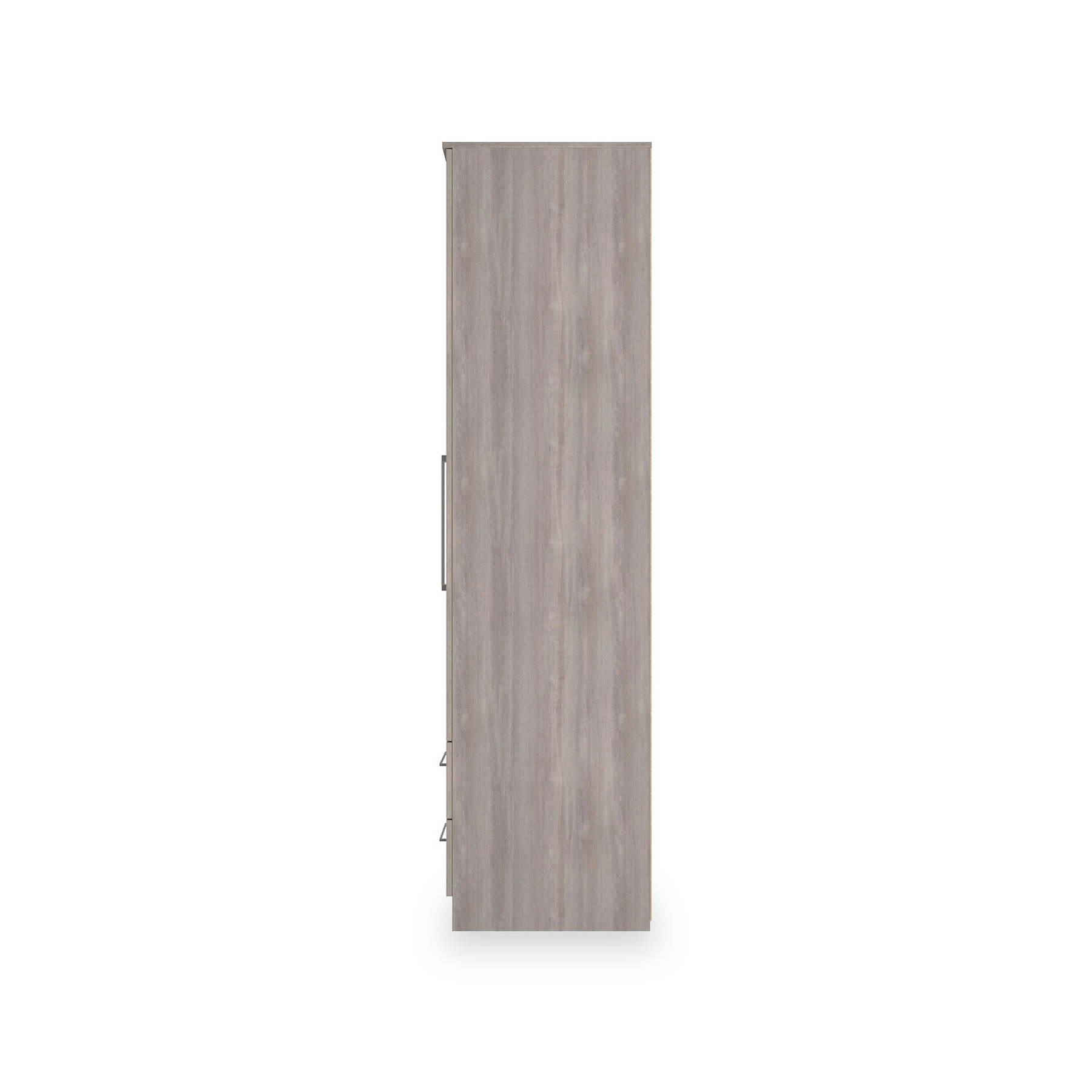 Ellington Double Wardrobe with Drawers Grey Oak from Roseland Furniture