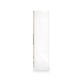 Ellington Double Wardrobe with Drawers Slatted Effect White from Roseland Furniture