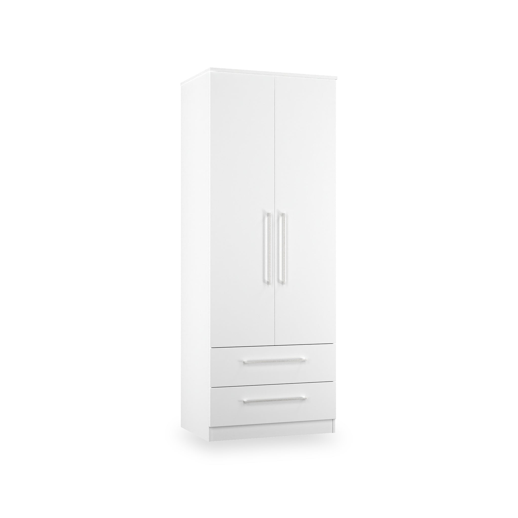 Ellington Double Wardrobe with Drawers White from Roseland Furniture