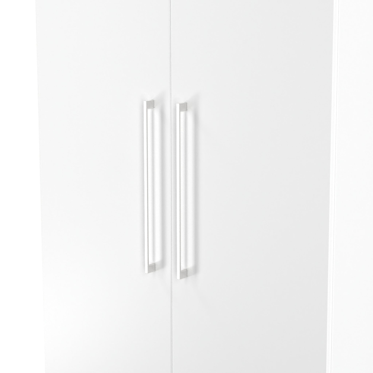Ellington Double Wardrobe with Drawers White from Roseland Furniture