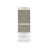 Ellington Double Wardrobe with Drawers White from Roseland Furniture