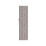 Ellington Triple Mirrored Wardrobe Grey Oak from Roseland Furniture