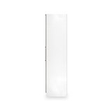 Ellington Triple Mirrored Wardrobe Slatted Effect White from Roseland Furniture