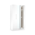 Ellington Triple Mirrored Wardrobe White from Roseland Furniture