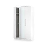 Ellington Triple Mirrored Wardrobe White from Roseland Furniture