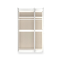 Ellington Triple Mirrored Wardrobe White from Roseland Furniture