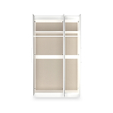 Ellington Triple Mirrored Wardrobe White from Roseland Furniture