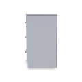Bellamy Grey Ash 3 Drawer Bedside Table Cabinet