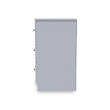 Bellamy Grey Ash 3 Drawer Bedside Table Cabinet