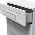 Bellamy Grey Ash 5 Drawer Chest from Roseland Furniture