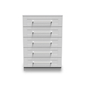 Bellamy Grey Ash 5 Drawer Chest from Roseland Furniture