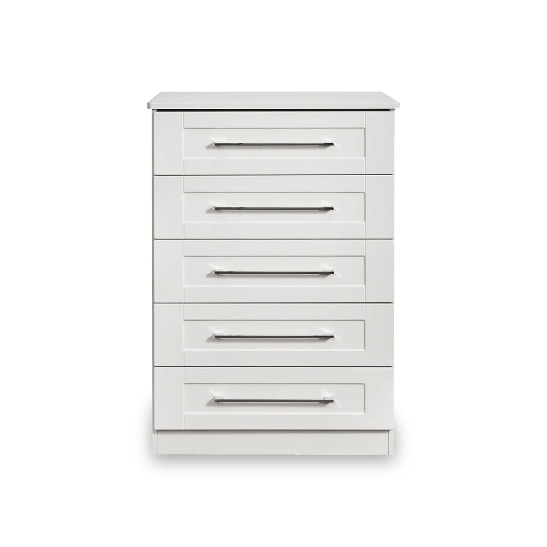 Bellamy White 5 Drawer Storage Chest from Roseland
