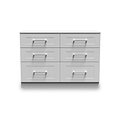 Bellamy Grey Ash 6 Drawer Wide Chest of Drawers from Roseland Furniture