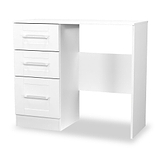 Bellamy White 3 Drawer Dressing Table from Roseland Furniture