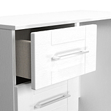 Bellamy White 3 Drawer Dressing Table from Roseland Furniture
