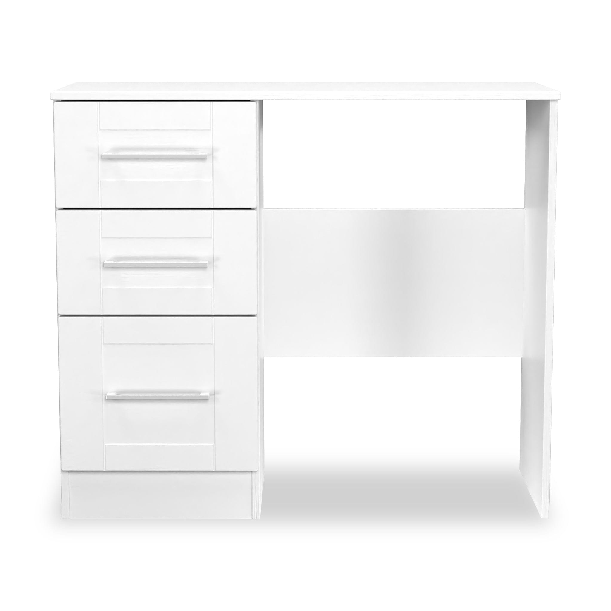 Bellamy White 3 Drawer Dressing Table from Roseland Furniture
