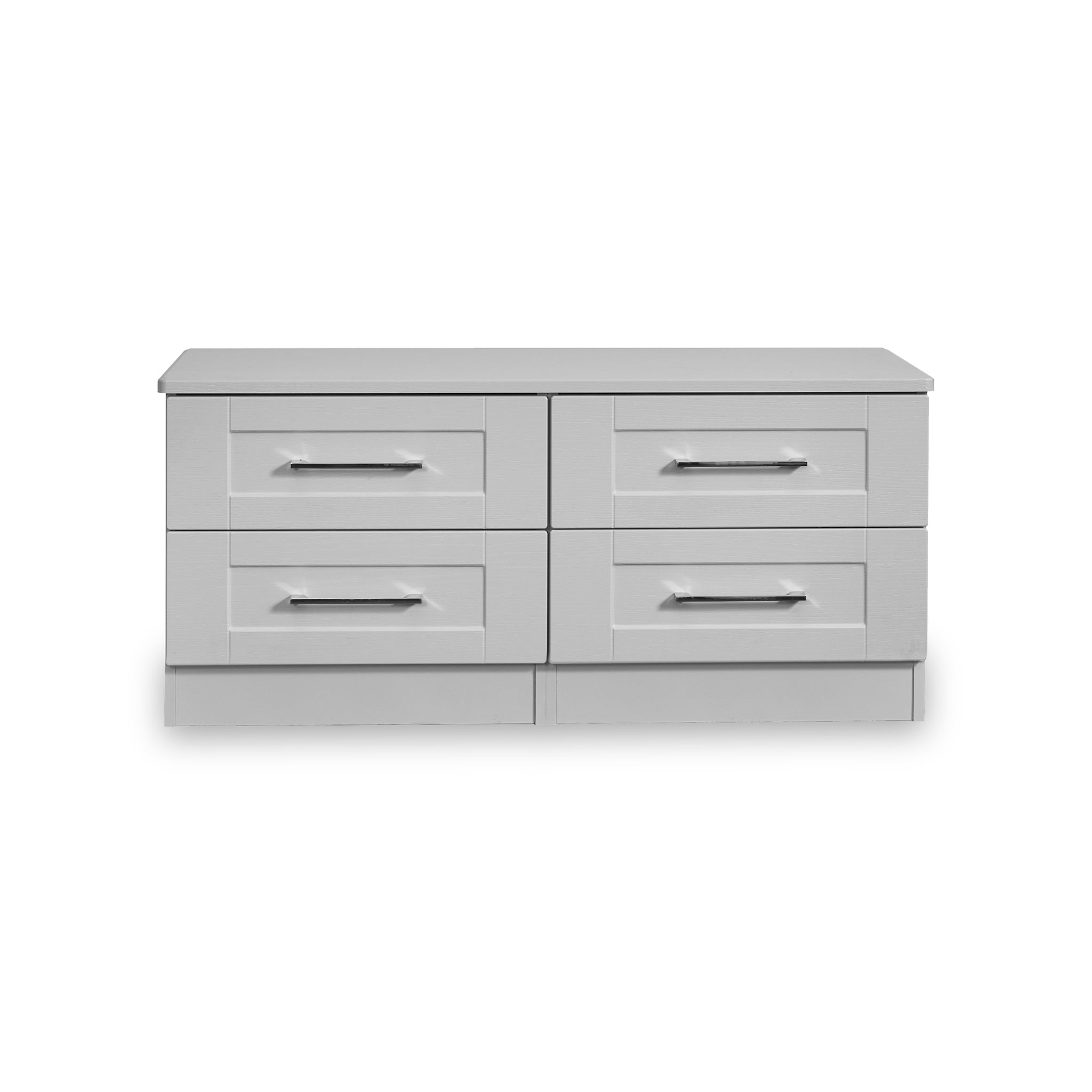 Bellamy Grey 4 Drawer Low Storage Unit by Roseland