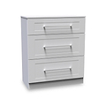 Bellamy Grey 3 Drawer Deep Chest from Roseland