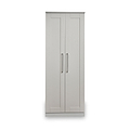 Bellamy Grey 2 Door Wardrobe by Roseland